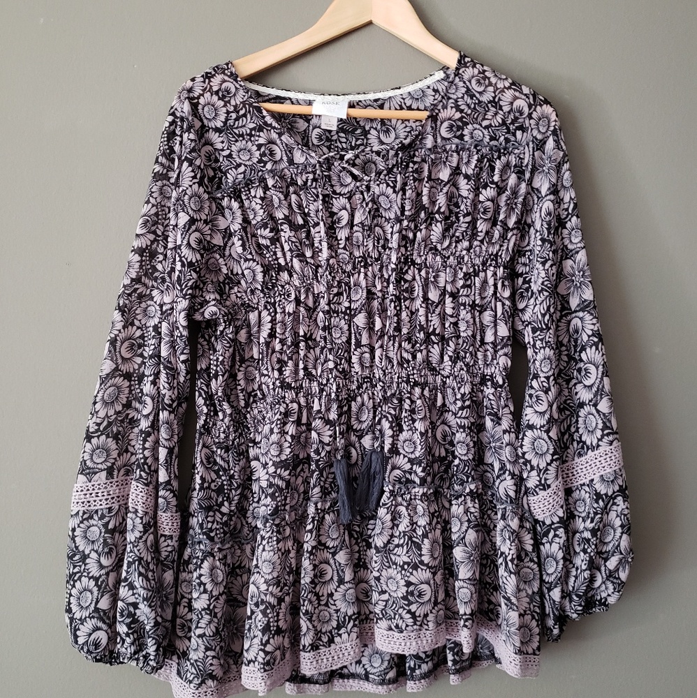 Boho Knox Rose blouse
